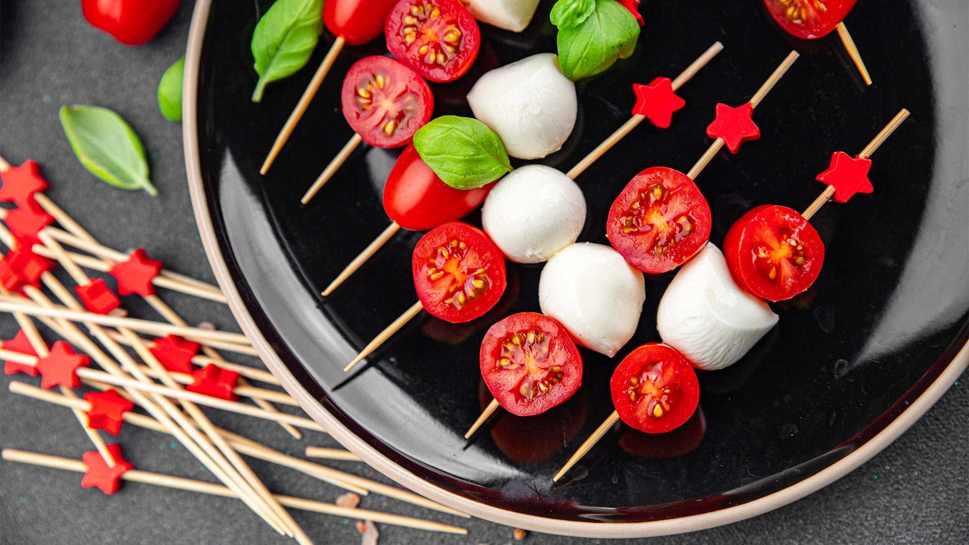 3-Ingredient Caprese Skewers for Lazy Entertaining